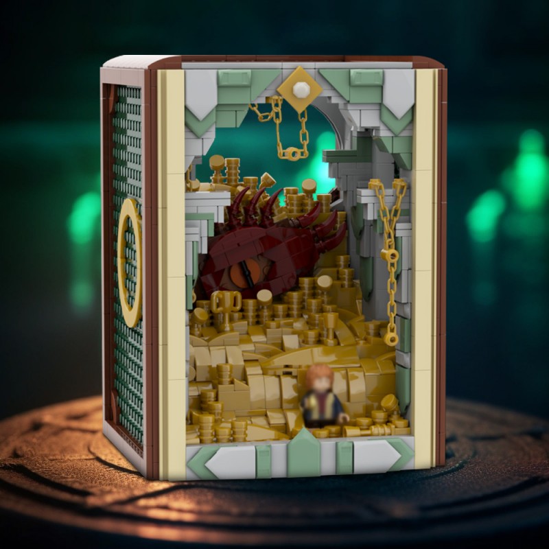 GOBRICKS MOC 222251 Book Nook - YWOBB