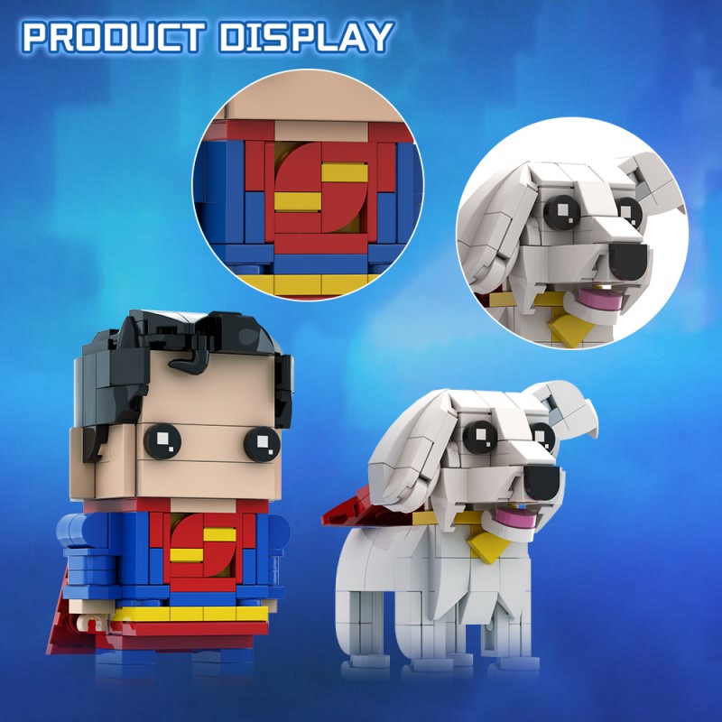 GOBRICKS MOC A2316 Superman - YWOBB