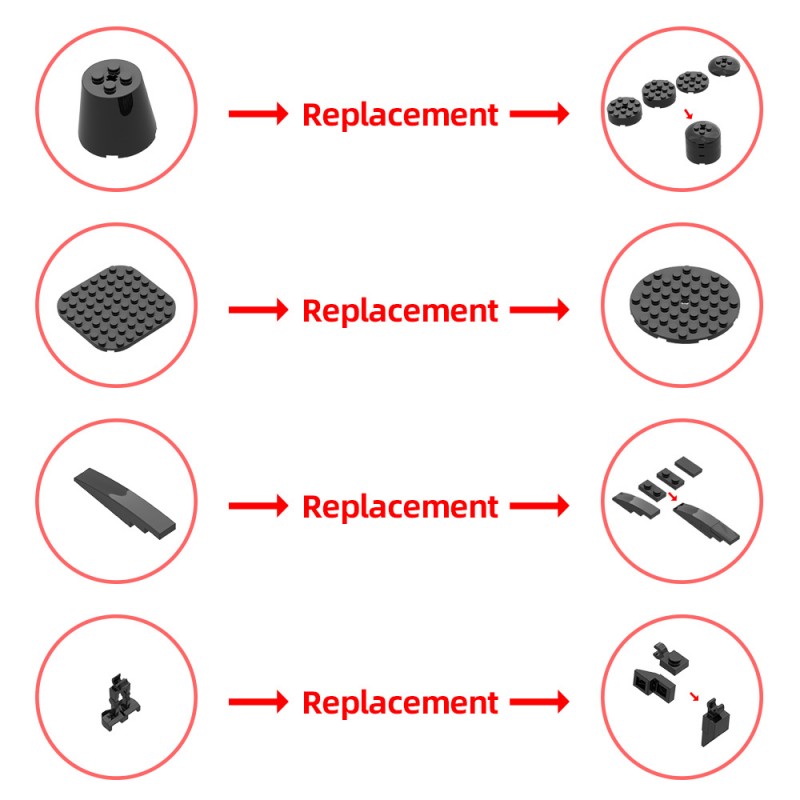 GOBRICKS MOC 228151 'Sussie' Demonic Magpie - YWOBB