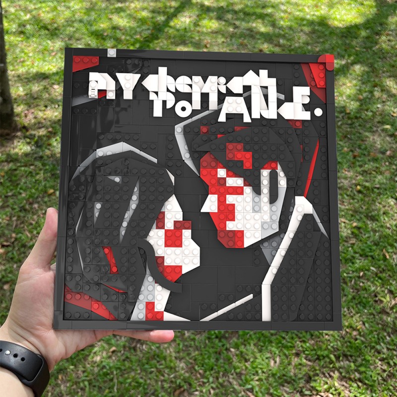 GOBRICKS MOC 148424 MCR - Three Cheers Album Mosaic - YWOBB