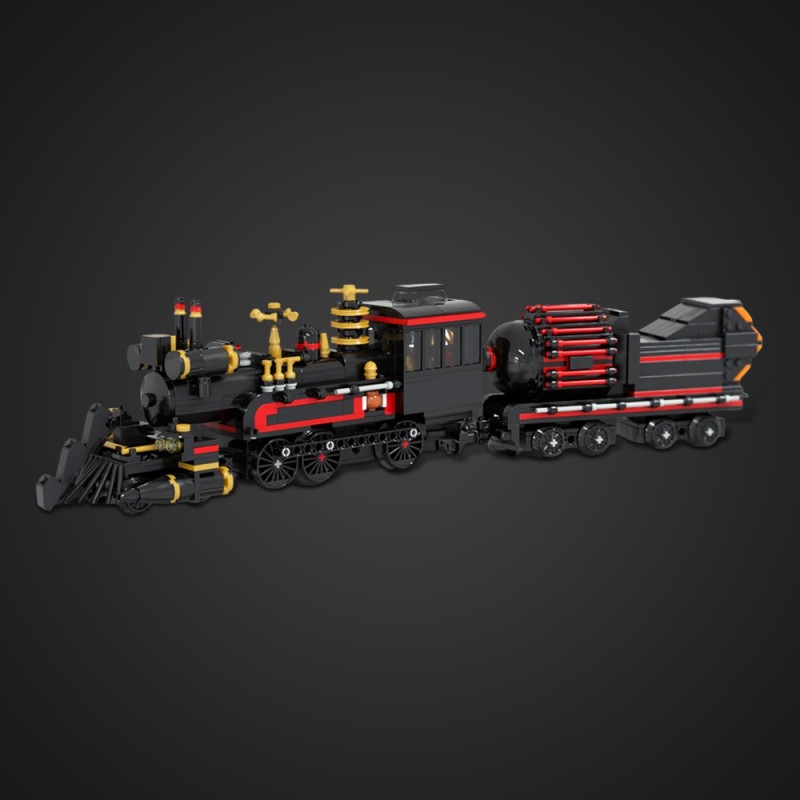 GOBRICKS MOC 41639 Back to the Future 'Jules Verne' Time Train - YWOBB