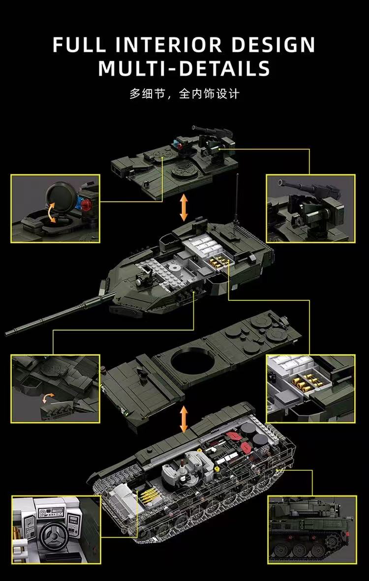 12GO 96012 German Leopard 2A8 main battle tank - YWOBB