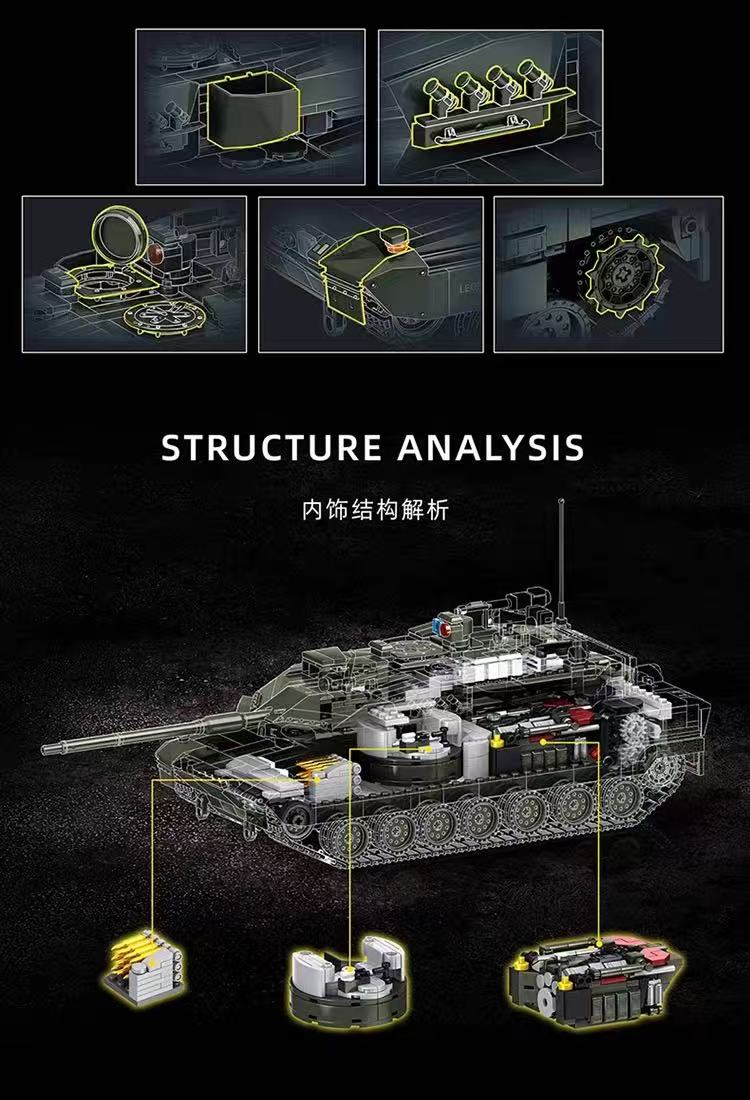 12GO 96012 German Leopard 2A8 main battle tank - YWOBB