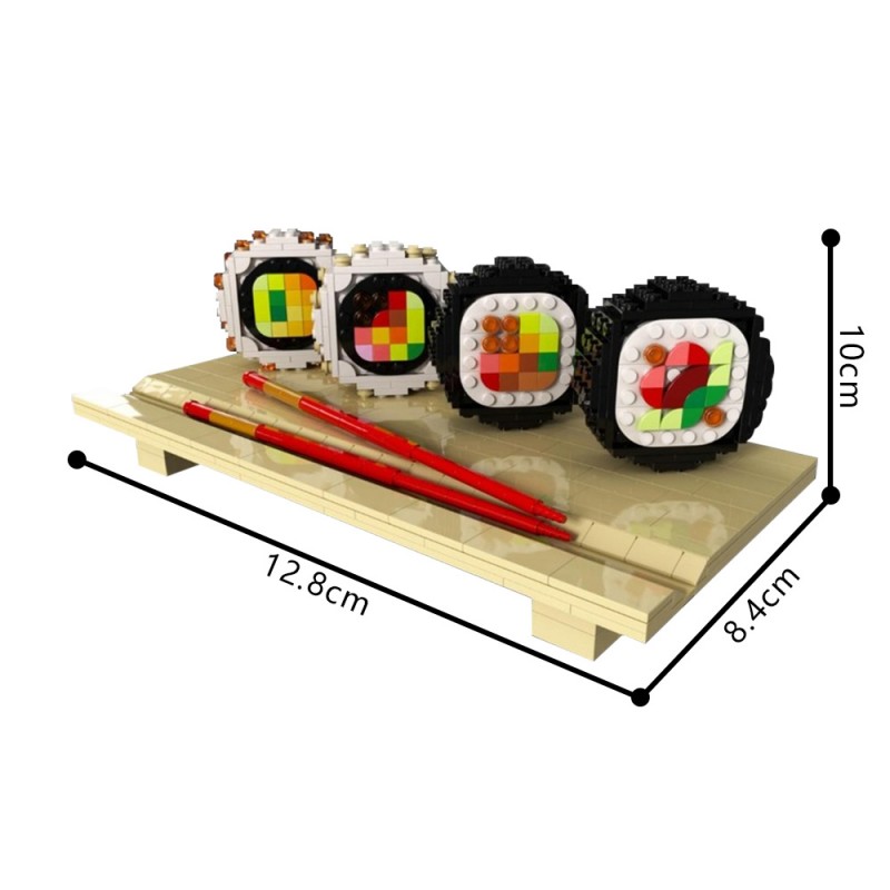 GOBRICKS MOC 230380 Sushi Board - YWOBB