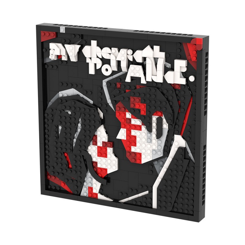 GOBRICKS MOC 148424 MCR - Three Cheers Album Mosaic - YWOBB
