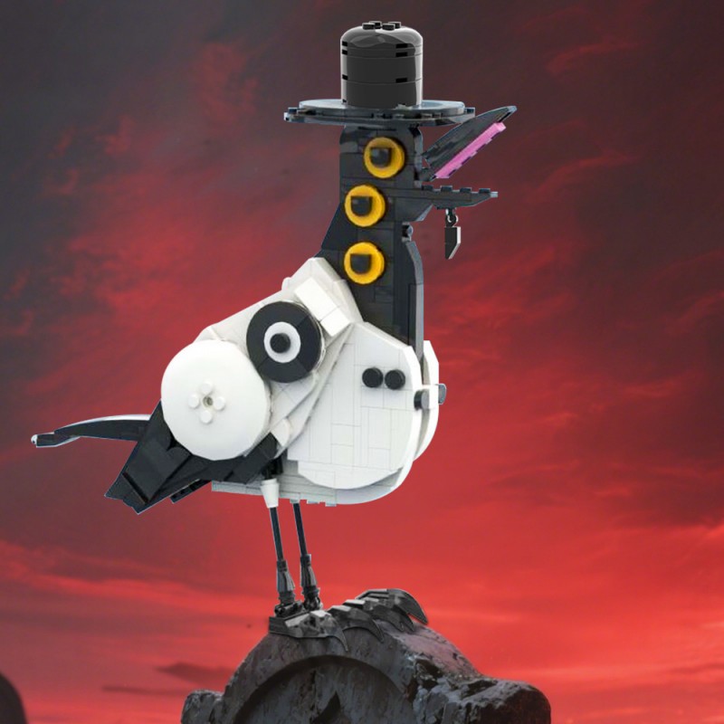 GOBRICKS MOC 228151 'Sussie' Demonic Magpie - YWOBB