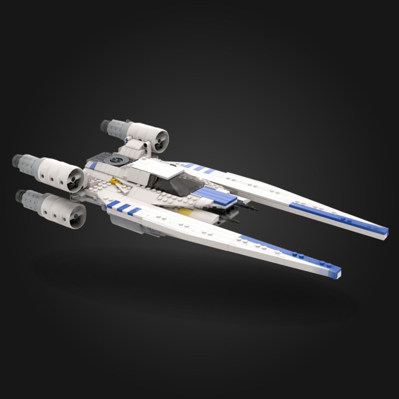 GOBRICKS MOC 218615 Andor's White U Wing (2.0 Update) - YWOBB