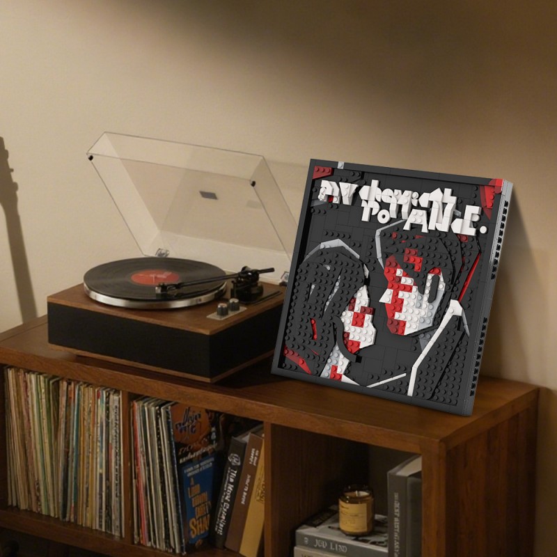 GOBRICKS MOC 148424 MCR - Three Cheers Album Mosaic - YWOBB