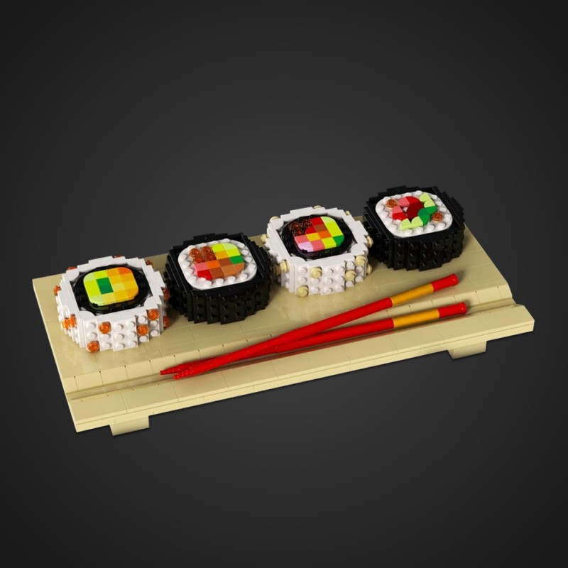 GOBRICKS MOC 230380 Sushi Board - YWOBB