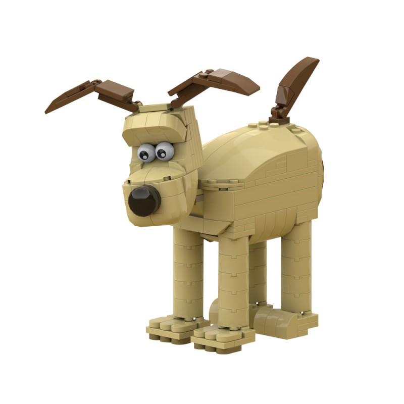 GOBRICKS MOC 209430 Gromit Wallace and Gromit - YWOBB