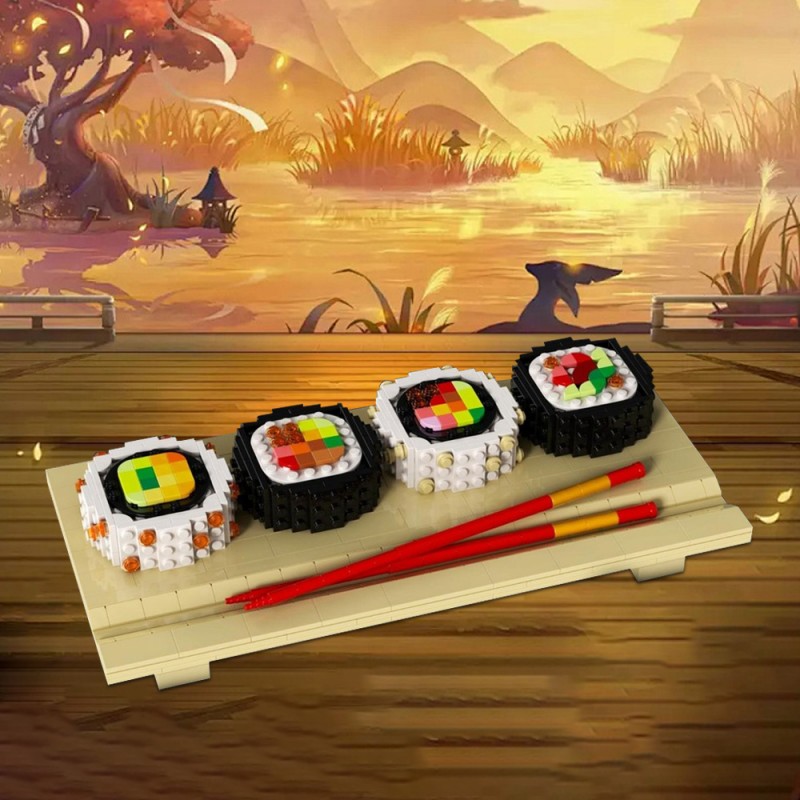 GOBRICKS MOC 230380 Sushi Board - YWOBB