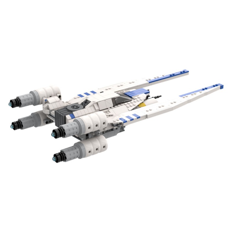 GOBRICKS MOC 218615 Andor's White U Wing (2.0 Update) - YWOBB