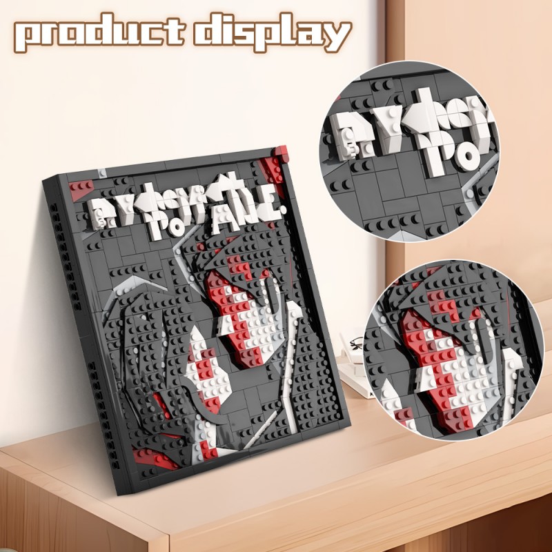 GOBRICKS MOC 148424 MCR - Three Cheers Album Mosaic - YWOBB