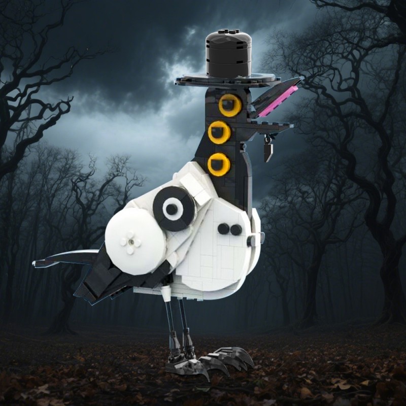 GOBRICKS MOC 228151 'Sussie' Demonic Magpie - YWOBB