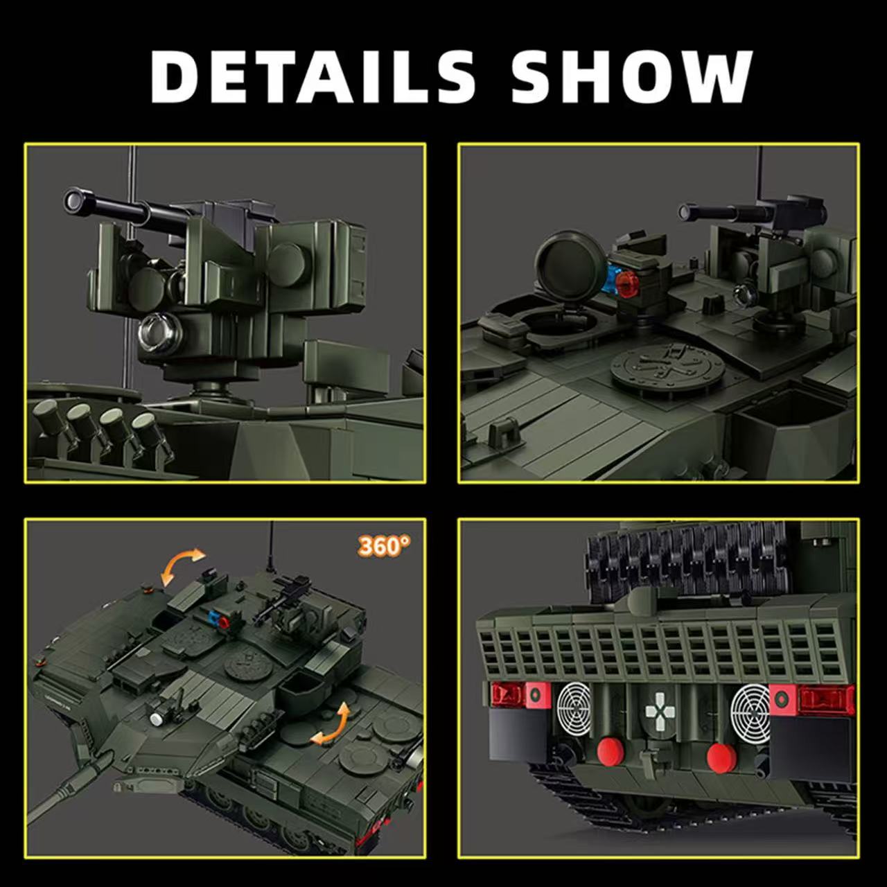 12GO 96012 German Leopard 2A8 main battle tank - YWOBB