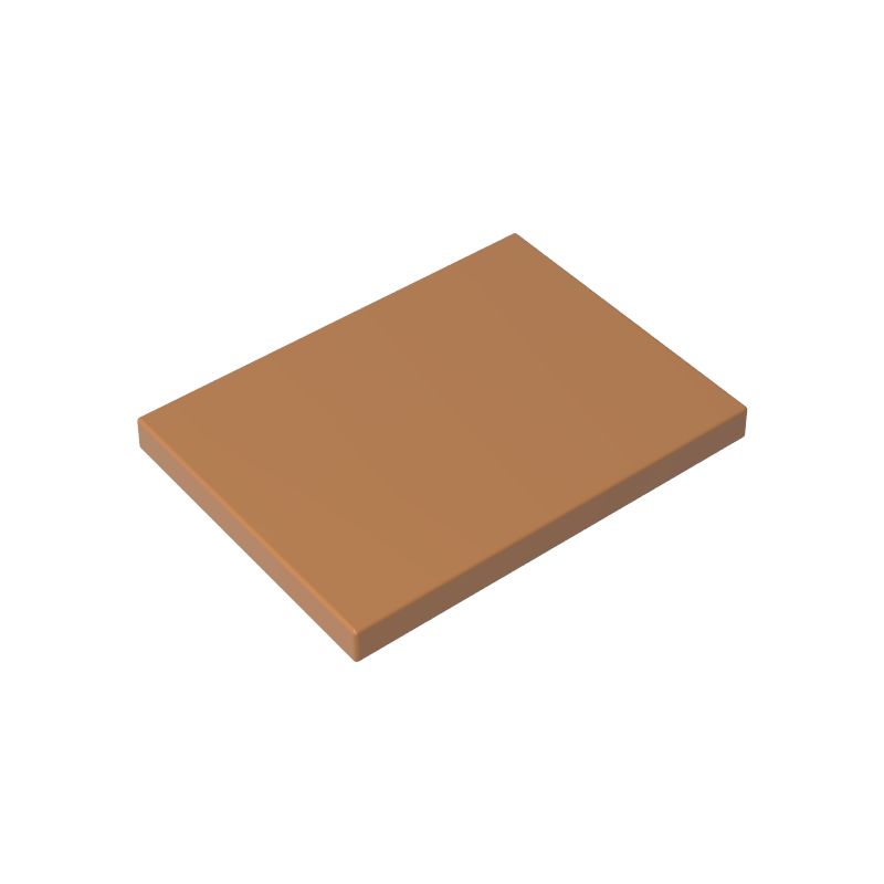 GOBRICKS GDS-90198 Tile 3 x 4 - YWOBB