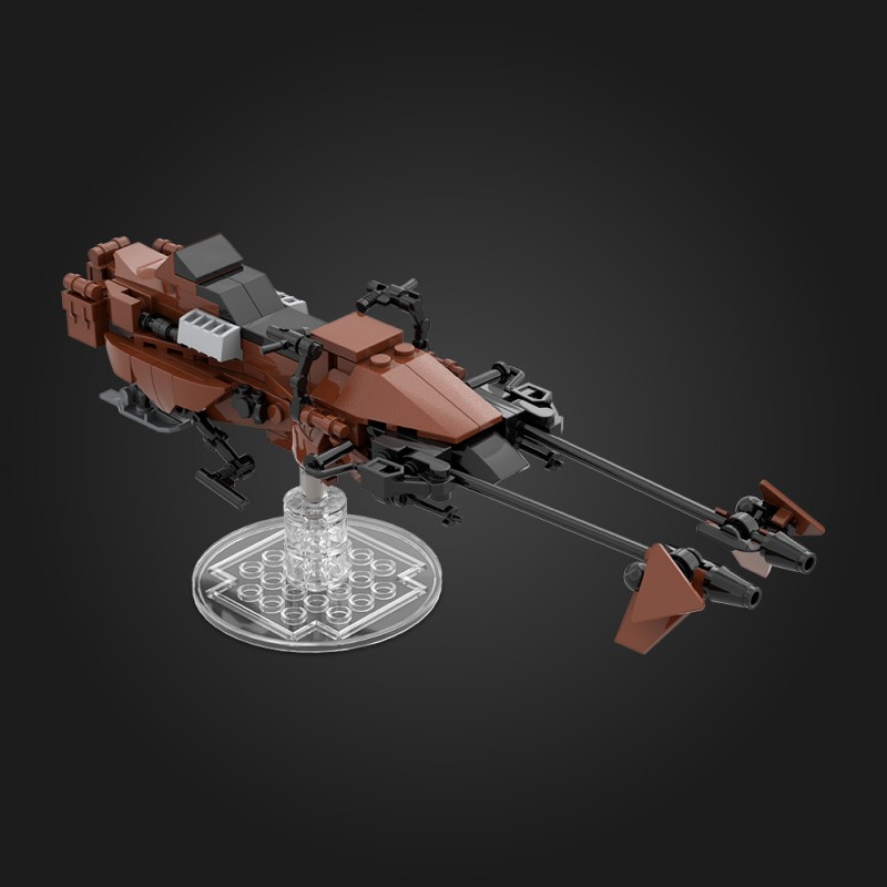 GOBRICKS MOC A2315 Imperial Speeder Bike - YWOBB