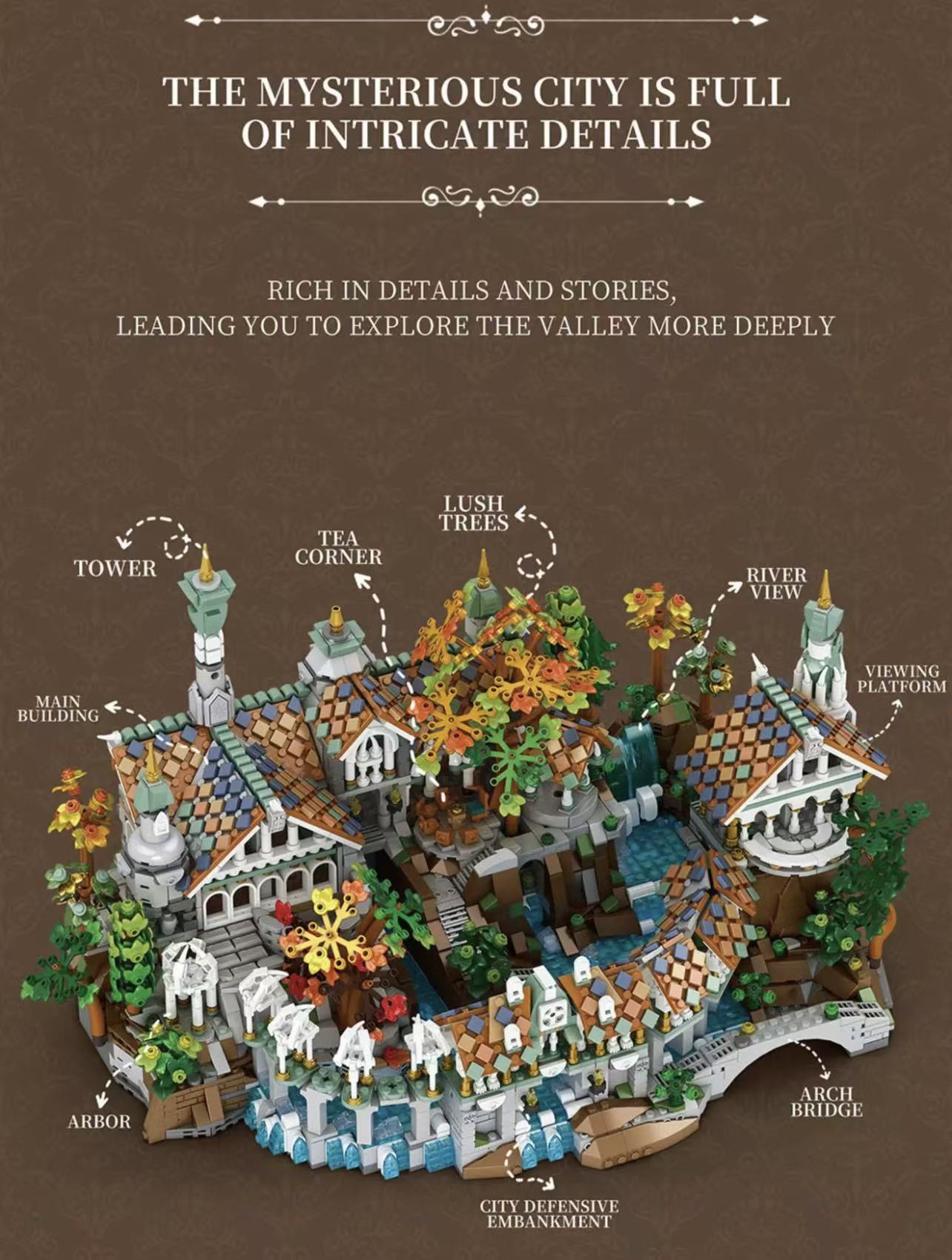 Reobrix 55015 The Lord of the Rings Rivendell - YWOBB