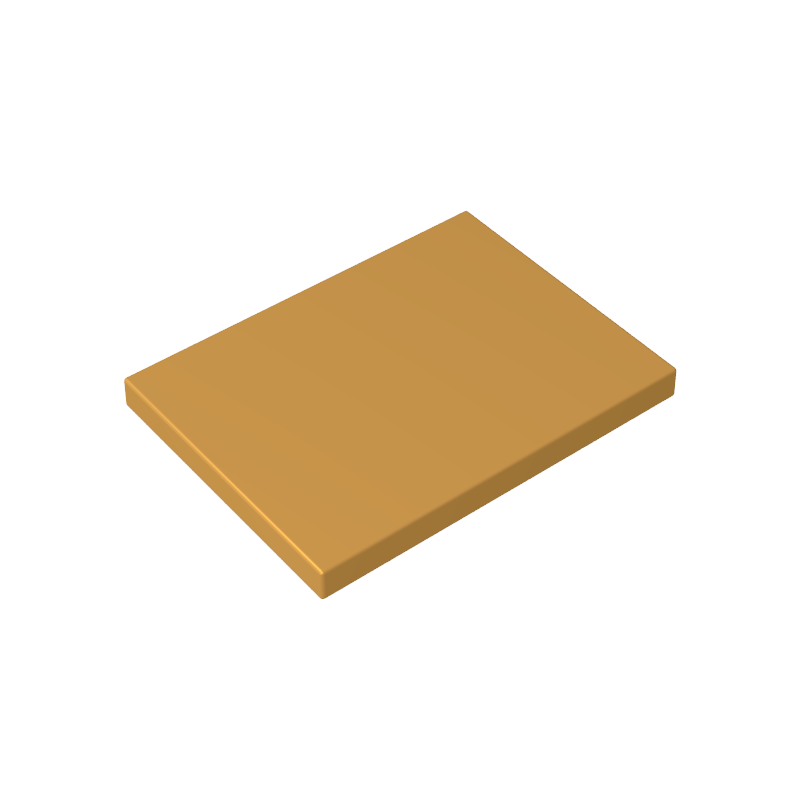 GOBRICKS GDS-90198 Tile 3 x 4 - YWOBB