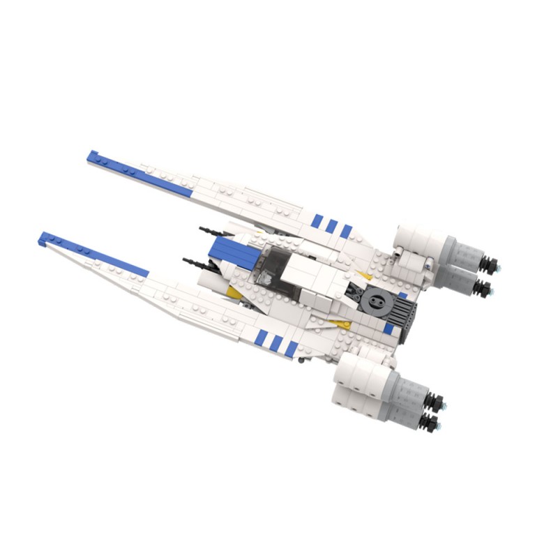 GOBRICKS MOC 218615 Andor's White U Wing (2.0 Update) - YWOBB