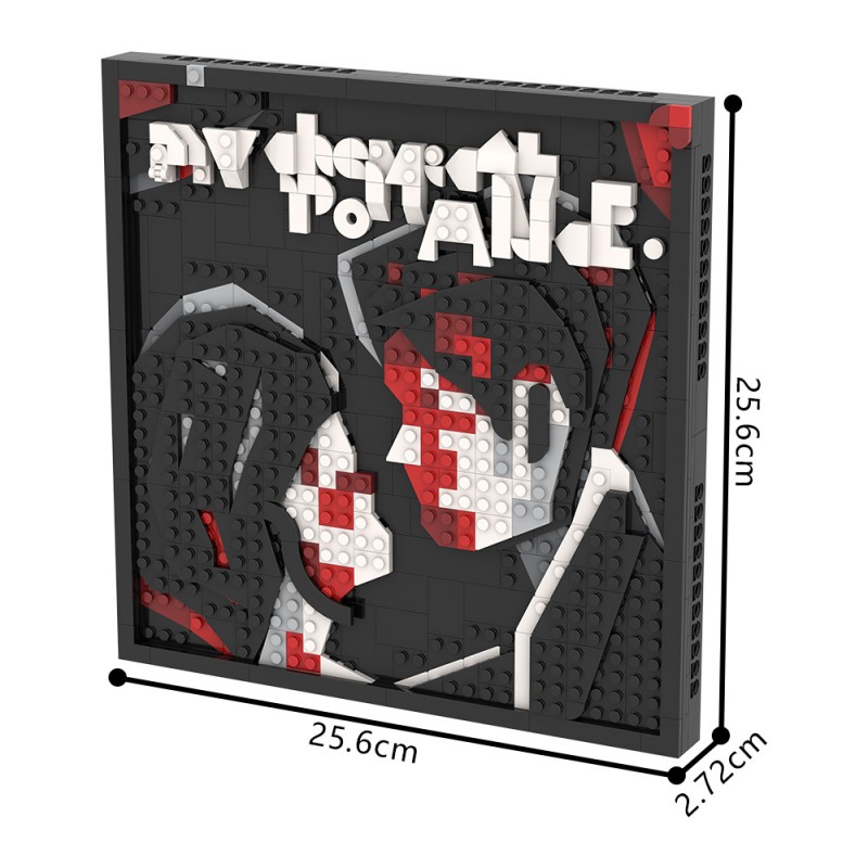 GOBRICKS MOC 148424 MCR - Three Cheers Album Mosaic - YWOBB