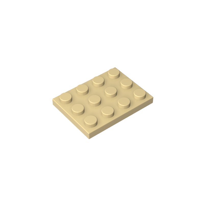 GOBRICKS GDS-90196 Plate 3 x 4 - YWOBB