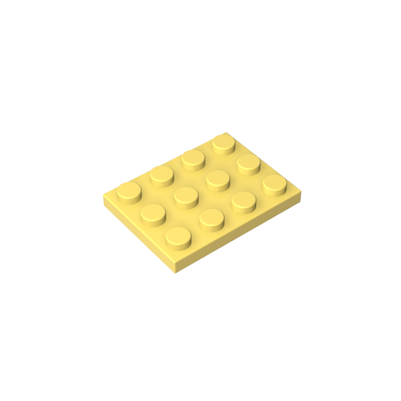 GOBRICKS GDS-90196 Plate 3 x 4 - YWOBB