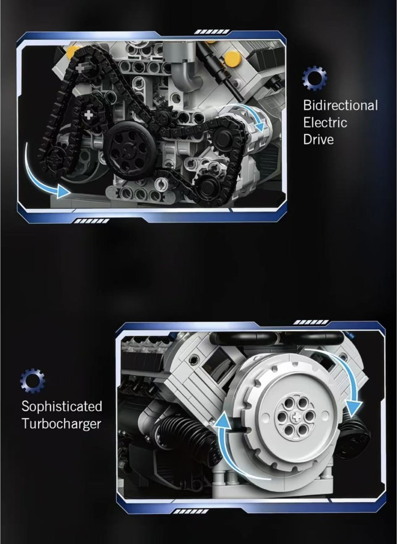 Free Tribs 36303 V8 Engine - YWOBB