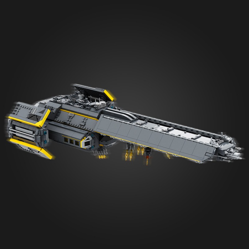 GOBRICKS MOC S0040 Ultimate stealth warship - YWOBB