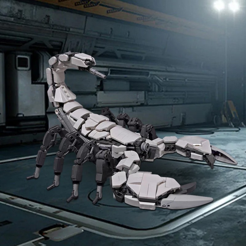 GOBRICKS MOC A2320 Mechanical scorpion - YWOBB