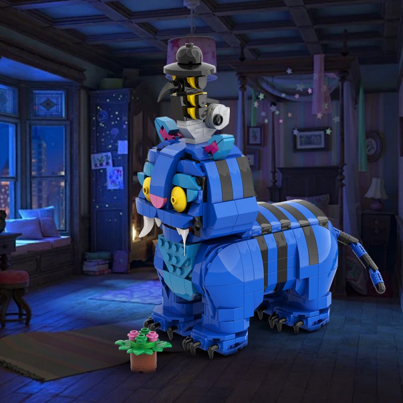 GOBRICKS MOC A2325 Lion Raven - YWOBB