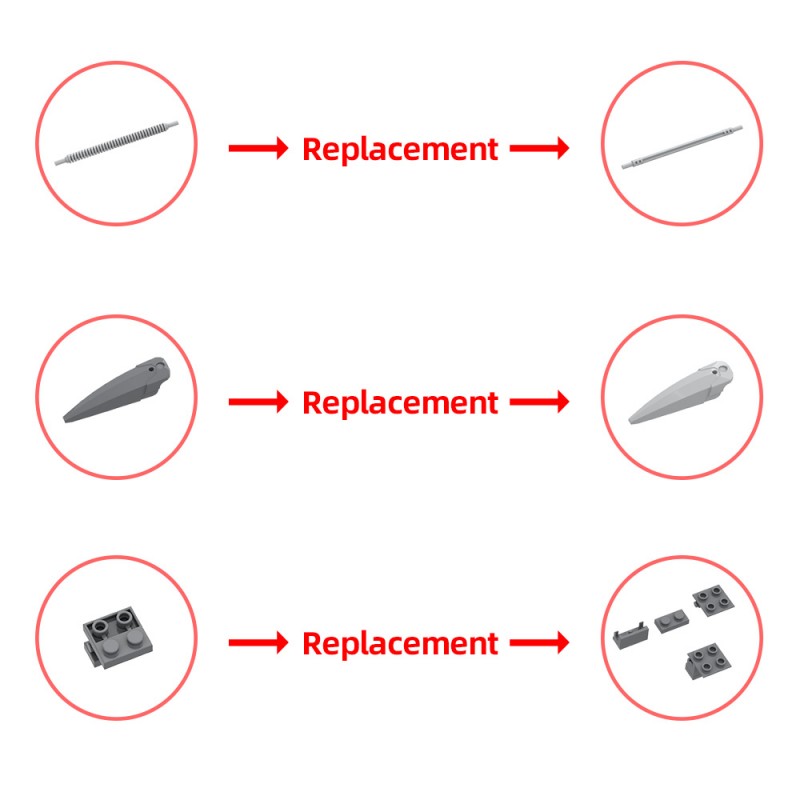 GOBRICKS MOC A2320 Mechanical scorpion - YWOBB