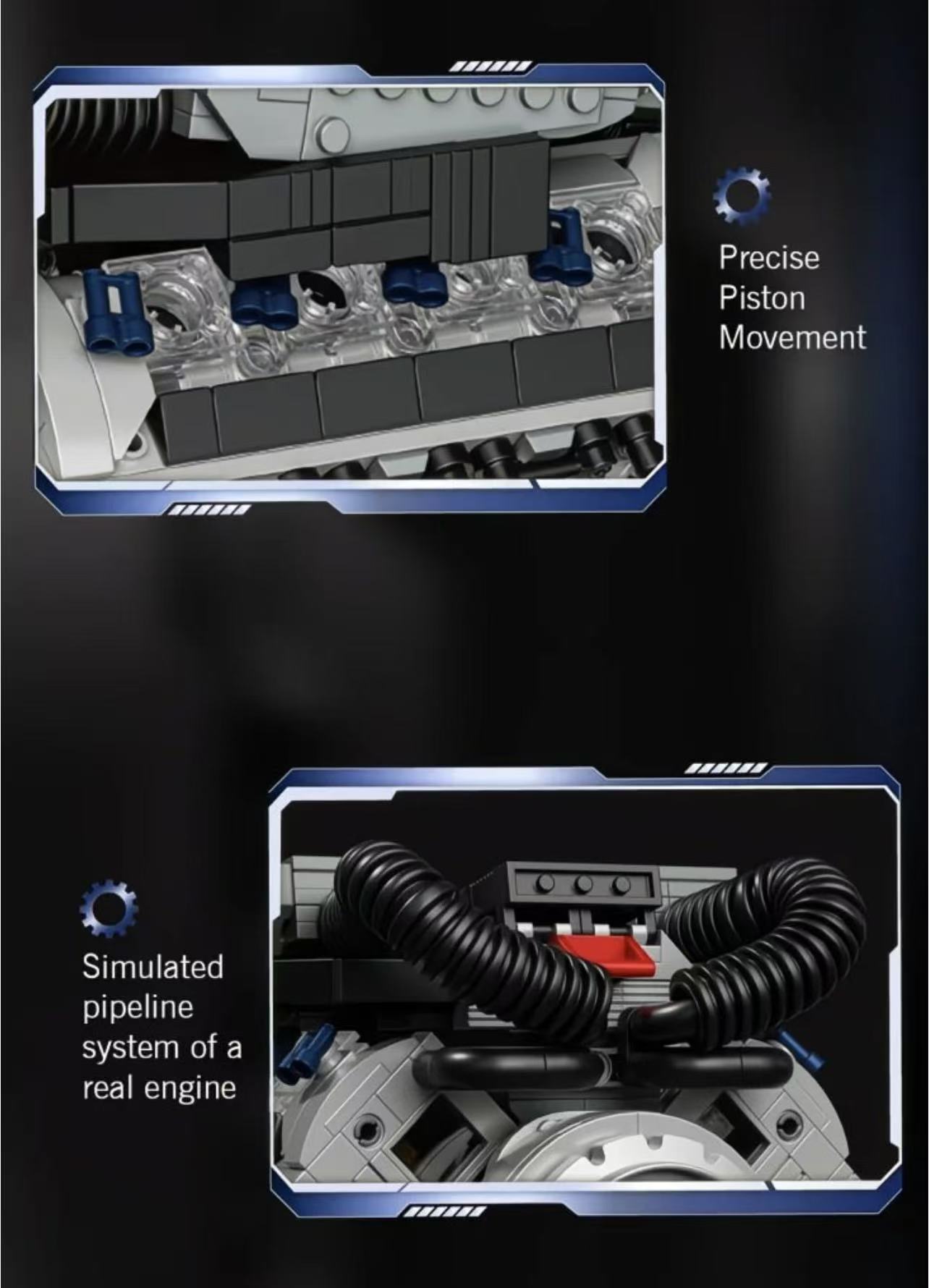 Free Tribs 36303 V8 Engine - YWOBB