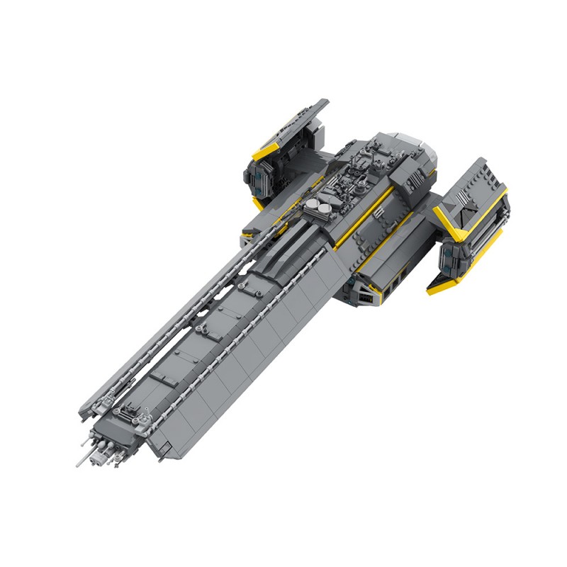 GOBRICKS MOC S0040 Ultimate stealth warship - YWOBB