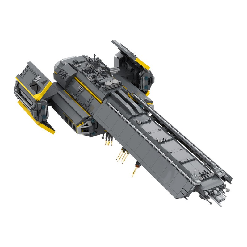 GOBRICKS MOC S0040 Ultimate stealth warship - YWOBB