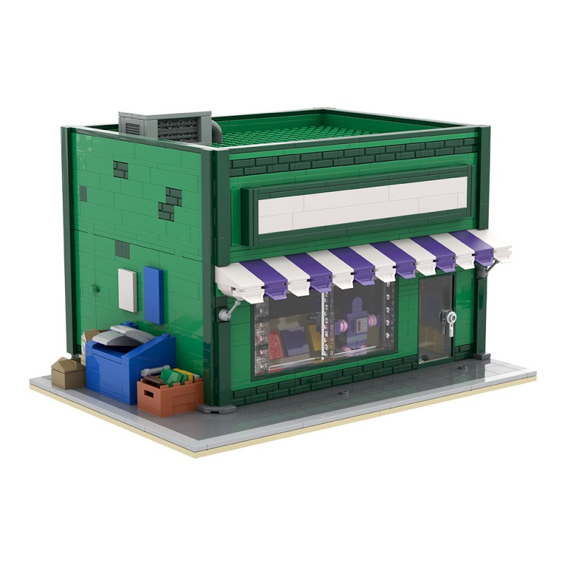 GOBRICKS MOC 223229 The Android's Dungeon & Baseball Card Shop - YWOBB
