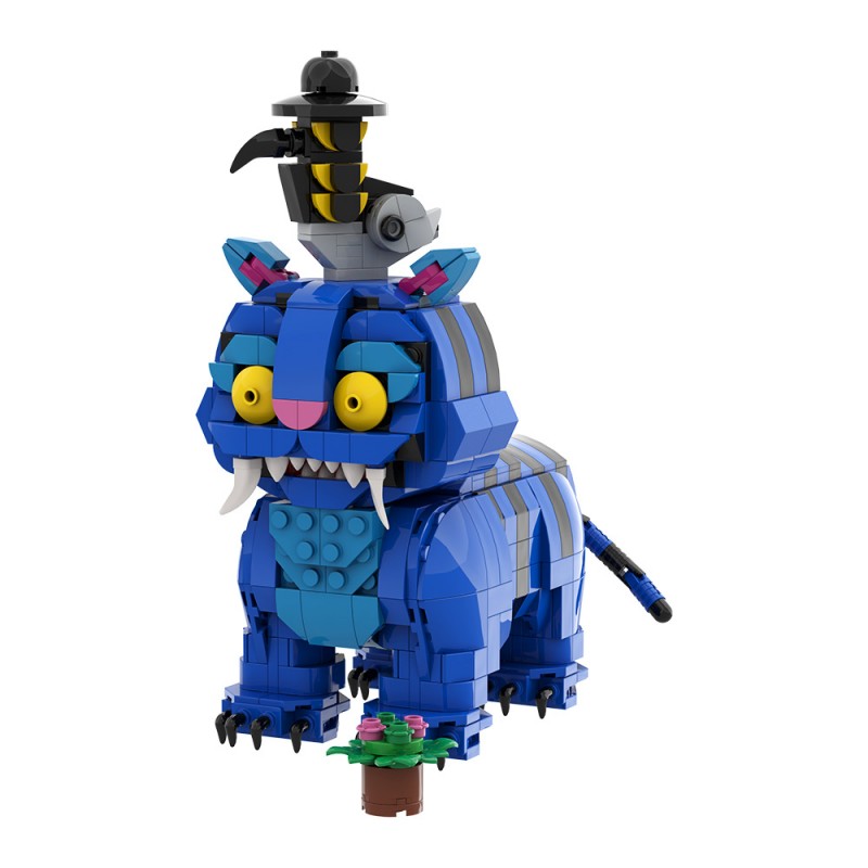 GOBRICKS MOC A2325 Lion Raven - YWOBB