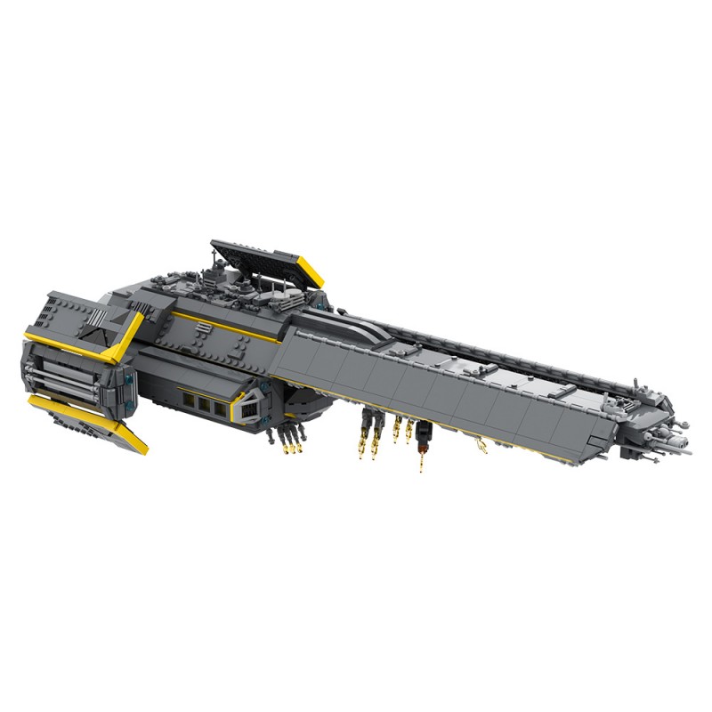 GOBRICKS MOC S0040 Ultimate stealth warship - YWOBB