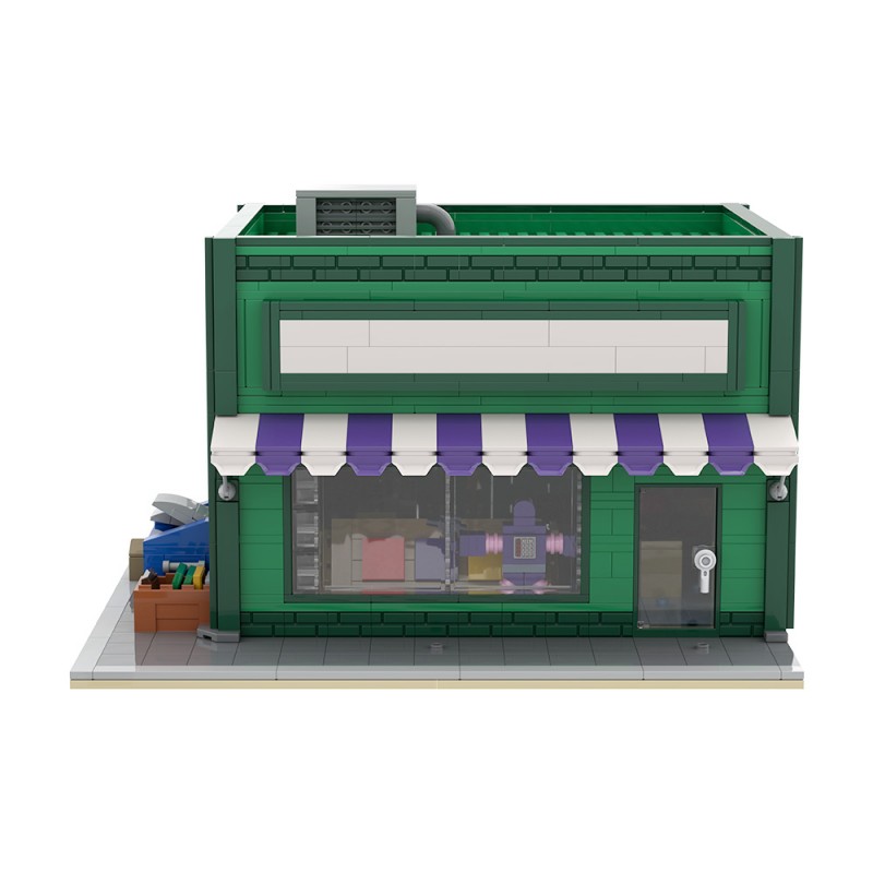 GOBRICKS MOC 223229 The Android's Dungeon & Baseball Card Shop - YWOBB