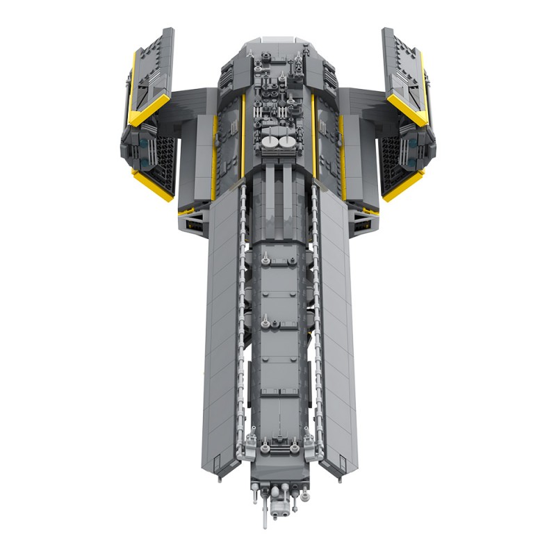 GOBRICKS MOC S0040 Ultimate stealth warship - YWOBB