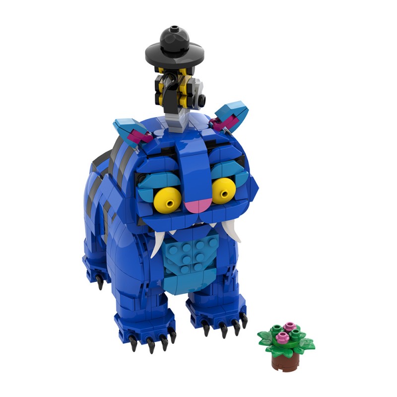 GOBRICKS MOC A2325 Lion Raven - YWOBB