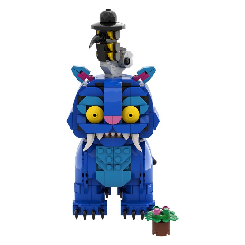 GOBRICKS MOC A2325 Lion Raven - YWOBB