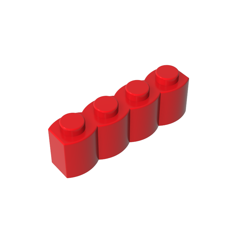 GOBRICKS GDS-1079 Modified 1 x 4 with Log Profile - YWOBB