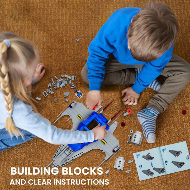 GOBRICKS MOC A0619 Explorer spacecraft - YWOBB