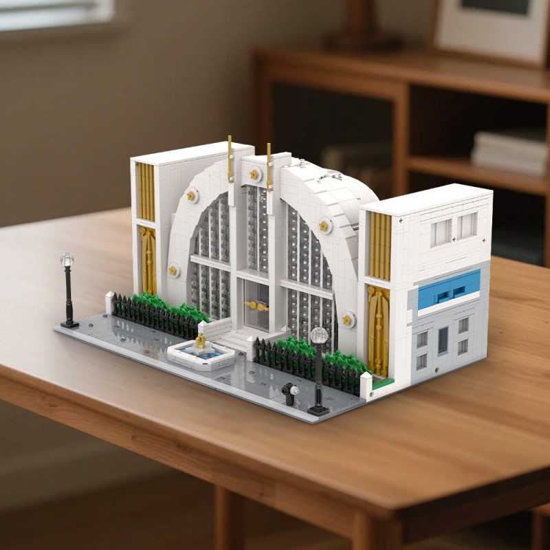 GOBRICKS MOC 223163 Hall of Justice - YWOBB