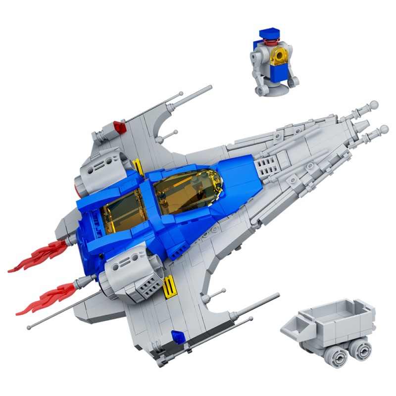 GOBRICKS MOC A0619 Explorer spacecraft - YWOBB