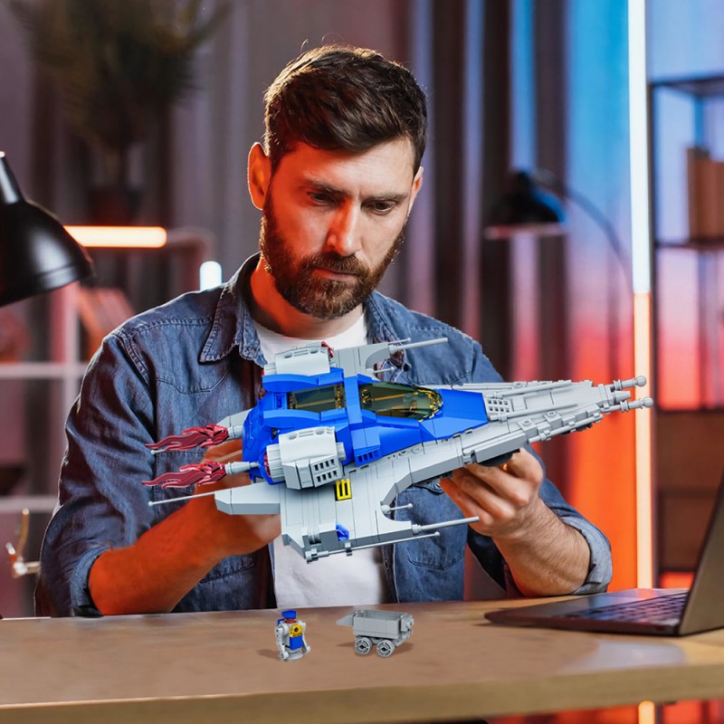 GOBRICKS MOC A0619 Explorer spacecraft - YWOBB