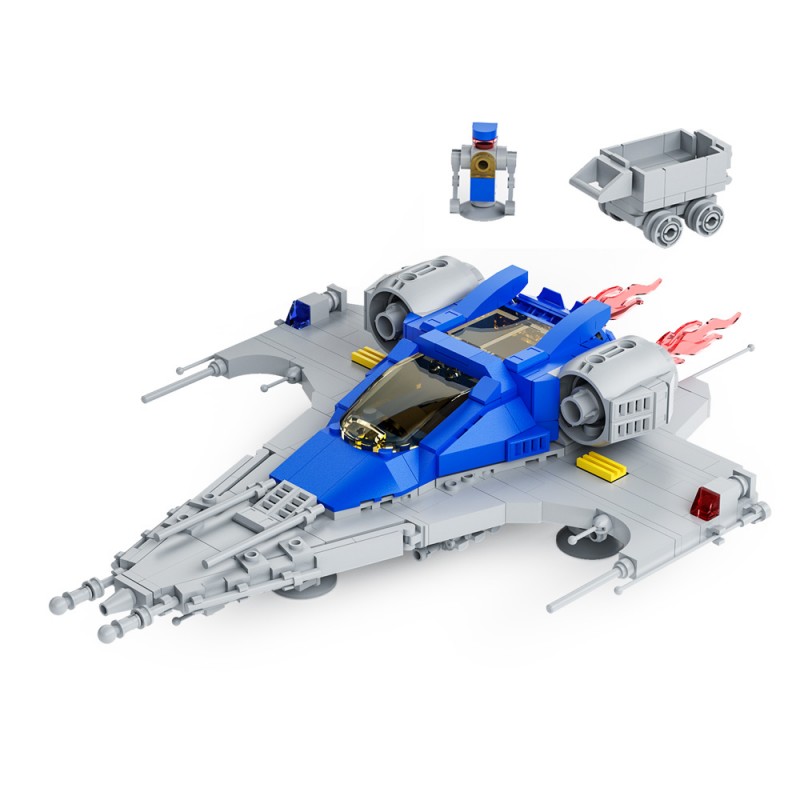 GOBRICKS MOC A0619 Explorer spacecraft - YWOBB