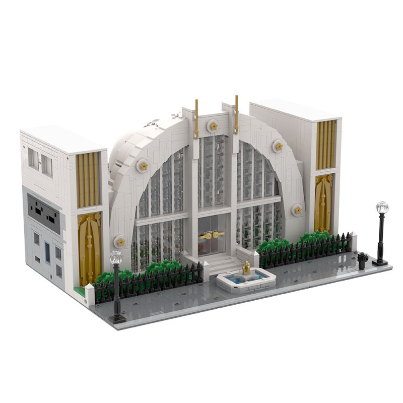 GOBRICKS MOC 223163 Hall of Justice - YWOBB