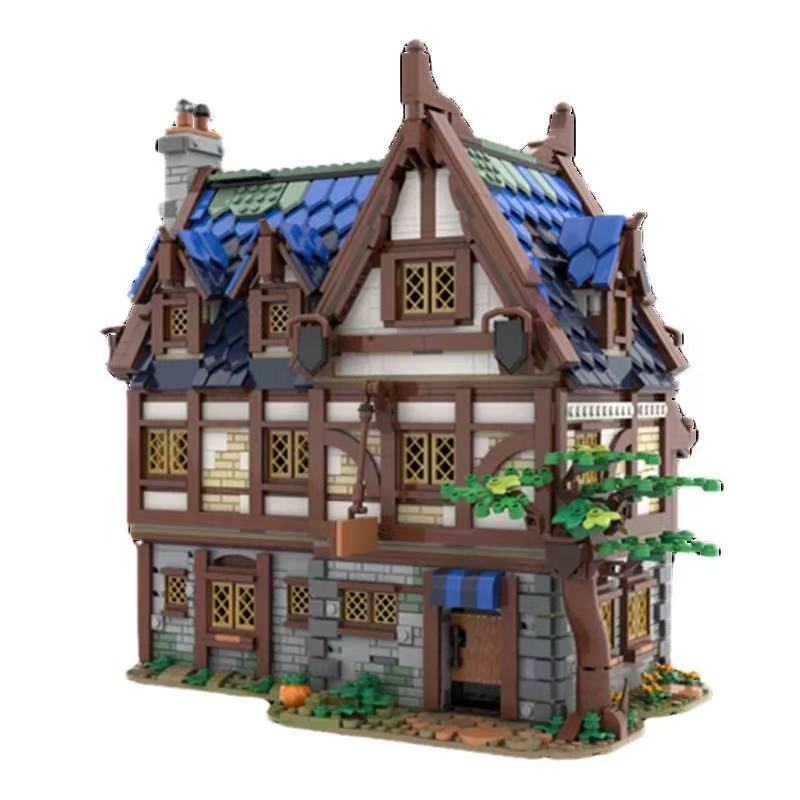 GOBRICKS MOC 119495 Medieval Tavern & Inn - YWOBB
